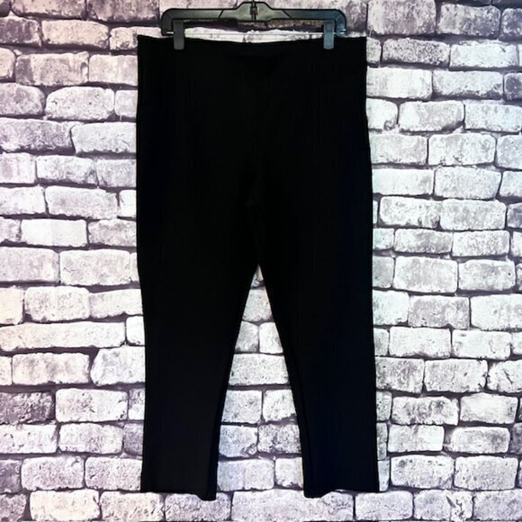 Dkny Pants - DKNY Black Pull On Leggings Size XL